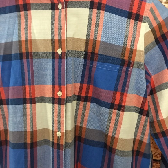 J.Crew Plaid Button up size 4 - Picture 3 of 8